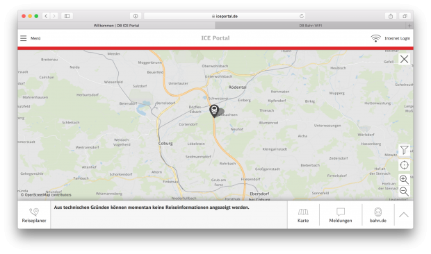 Nanu? Die Schnellfahrstrecke im Nirgendwo? (Screenshot: Golem.de)